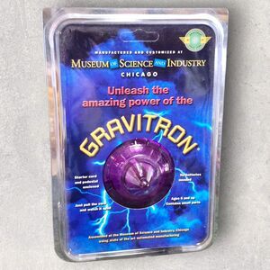 GRAVITRON Museum of Science & Industry Chicago Purple Toy Gyro Spinning Top 2003